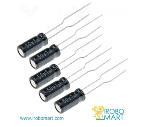 capacitor 1uf 50v (Pack of 5)